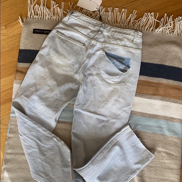 English factory high-rise boyfriend jeans size 28 - Picture 5 of 5